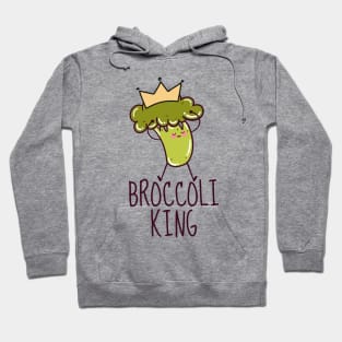 Broccoli King Funny Hoodie